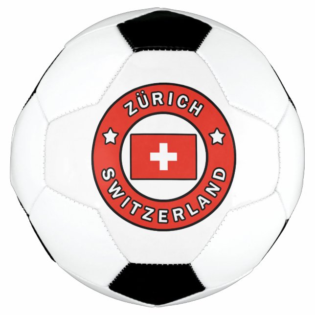 Zürich Switzerland Soccer Ball (Front)
