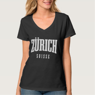 Zürich Switzerland Swiss Suisse Vintage Souvenir T-Shirt