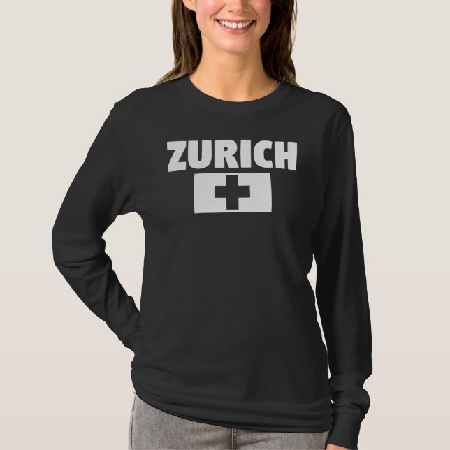 Zurich Switzerland T-Shirt (Front)