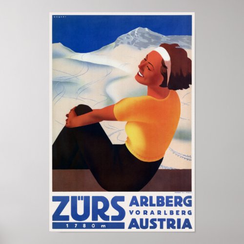 Zrs Austria Vintage Poster 1935