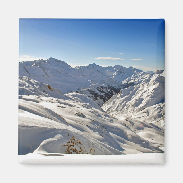 Zurs Lech am Arlberg Austrian Alps Austria Magnet (Front)