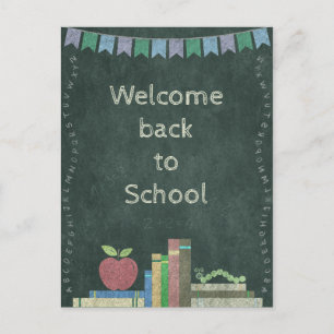 Zurück zur Schule Willkommen zurück zur Schule Postcard