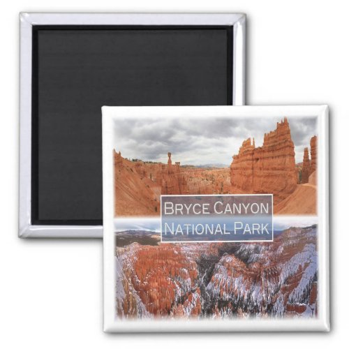 zUS0042 BRYCE CANYON NP Utah America Fridge Magnet