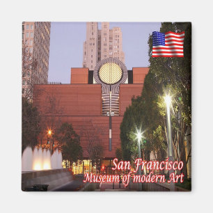zUS013 SAN FRANCISCO, Museum of Art, Fridge Magnet