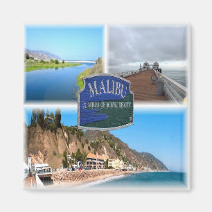 zUS030 MALIBU, LOS ANGELES, California, Fridge Magnet