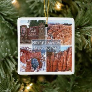 zUS042 BRYCE CANYON N.P. Utah, America, Ceramic Ornament