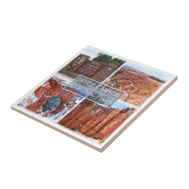 zUS042 BRYCE CANYON N.P. Utah, America, Ceramic Tile (Side)