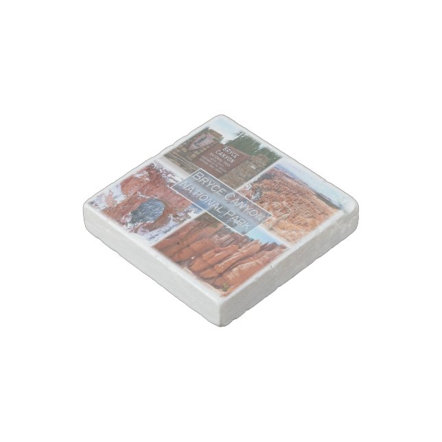 zUS042 BRYCE CANYON N.P. Utah, America, Stone Magnet (Angled)