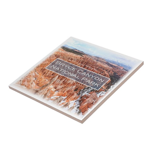 zUS043 BRYCE CANYON N.P. Utah, America, Ceramic Tile (Side)