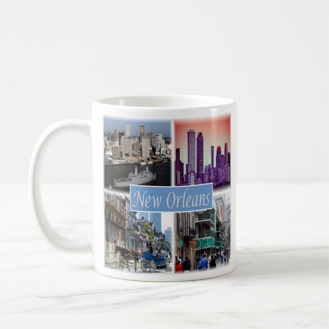 zUS049 NEW ORLEANS LOUISIANA, Mosaic, Coffee Mug (Left)