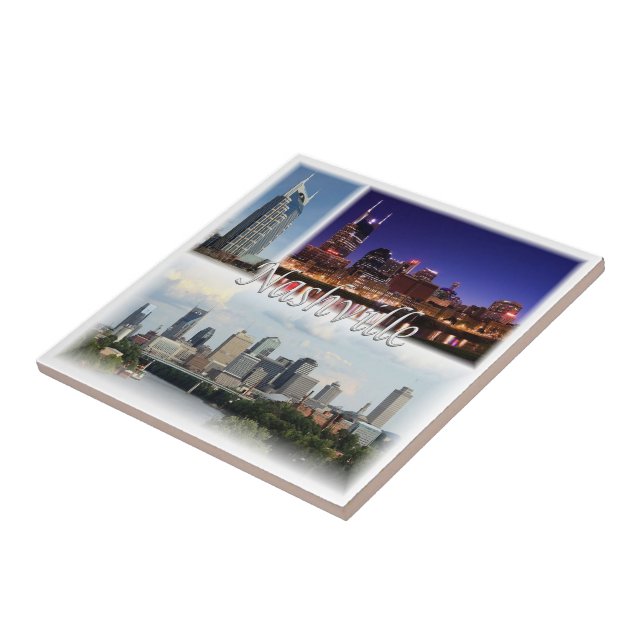 zUS052 NASHVILLE, TENNESSEE, Mosaic, Ceramic Tile (Side)
