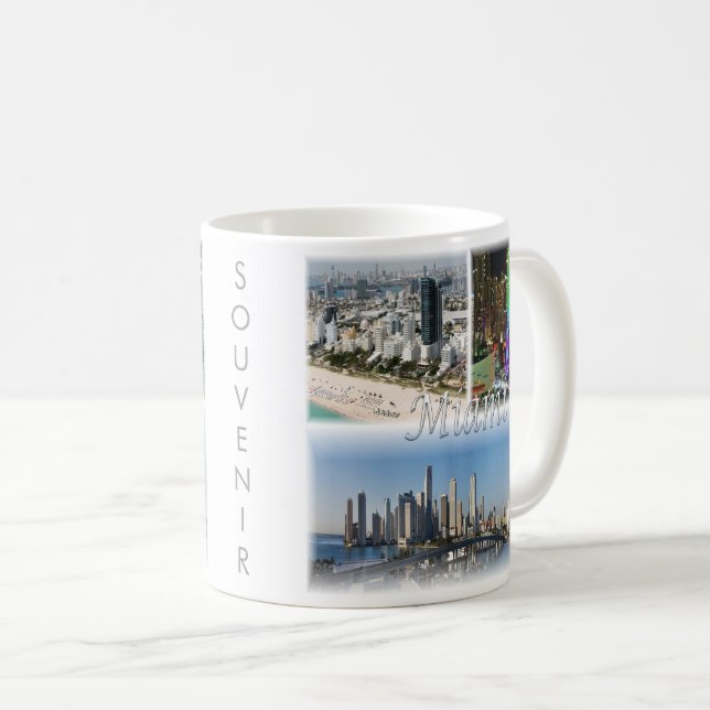 zUS053  MIAMI mosaic , Florida, America, Coffee Mug (Front Right)