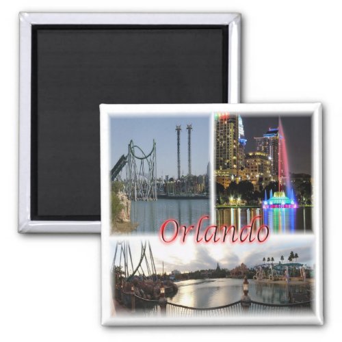 zUS056 ORLANDOFlorida Orlando America Fridge  Magnet