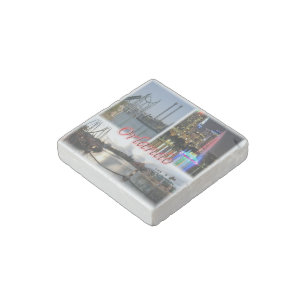zUS056 ORLANDO Florida, Orlando, America, Stone Magnet