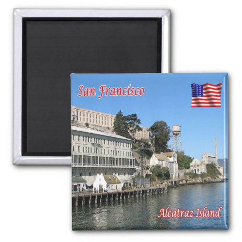 zUS082 SAN FRANCISCO Alcatraz Island Fridge Magnet