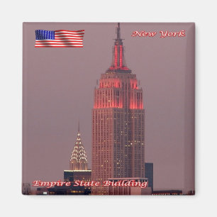 zUS108 EMPIRE STATE BUILDING,New York City, Fridge Magnet