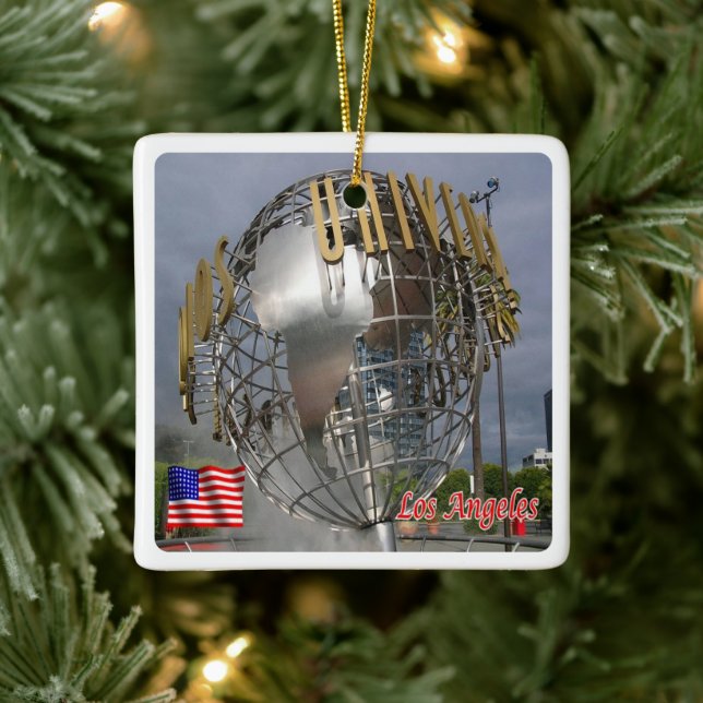 zUS165 UNIVERSAL STUDIO, Los Angeles, Ceramic Ornament (Tree)