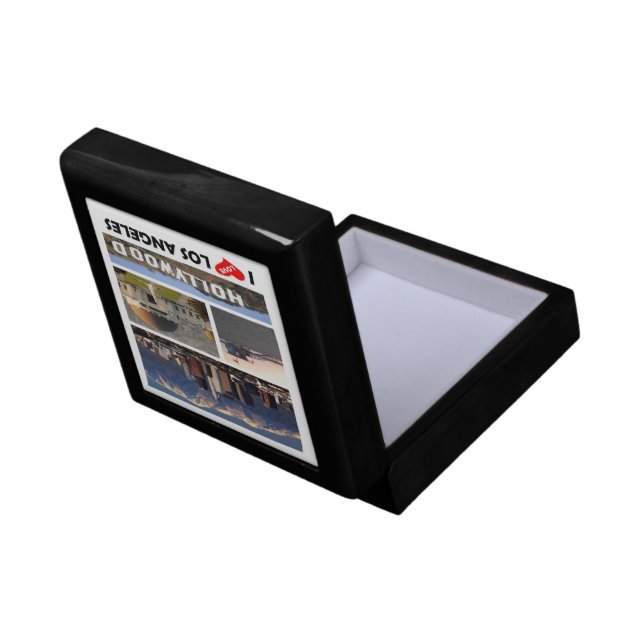 zUS169 LOS ANGELES I Love, Mosaic, Gift Box (Back Open)