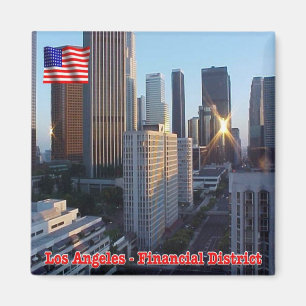 zUS173 LOS ANGELES, Financial District, Fridge Magnet