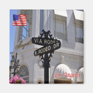 zUS176 BEVERLY HILLS, Los Angeles, Fridge Magnet