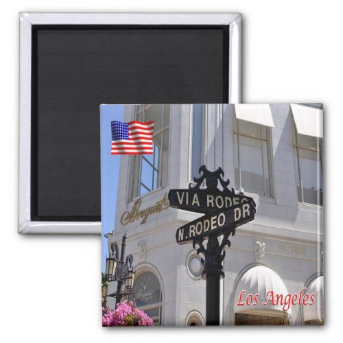 zUS176 BEVERLY HILLS Los Angeles Fridge Magnet