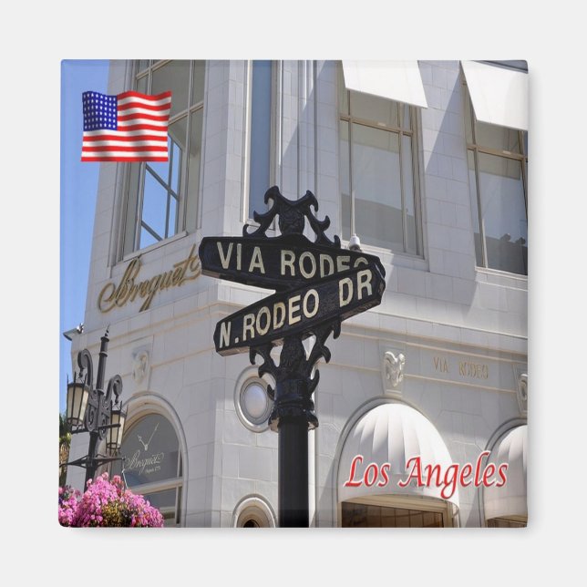 zUS176 BEVERLY HILLS, Los Angeles, Fridge Magnet (Front)