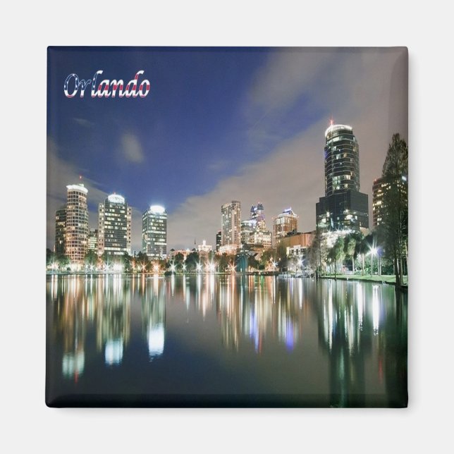 zUS186 ORLANDO, Florida, Orlando, America, Fridge Magnet (Front)
