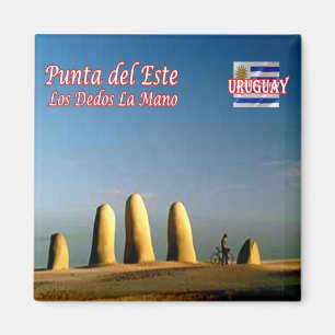 zUY004 URUGUAY, Punta del Este Fingers Hand,Fridge Magnet