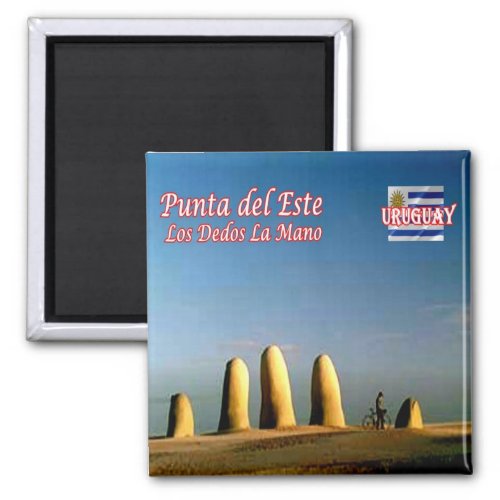 zUY004 URUGUAY Punta del Este Fingers HandFridge Magnet