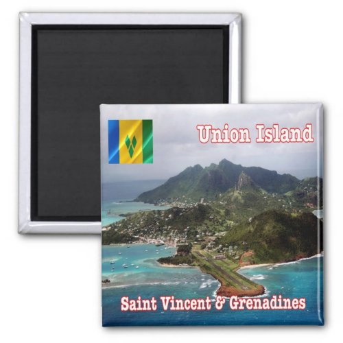 zVC012 SAINT VINCENT GENADINE Union IslandFridge Magnet