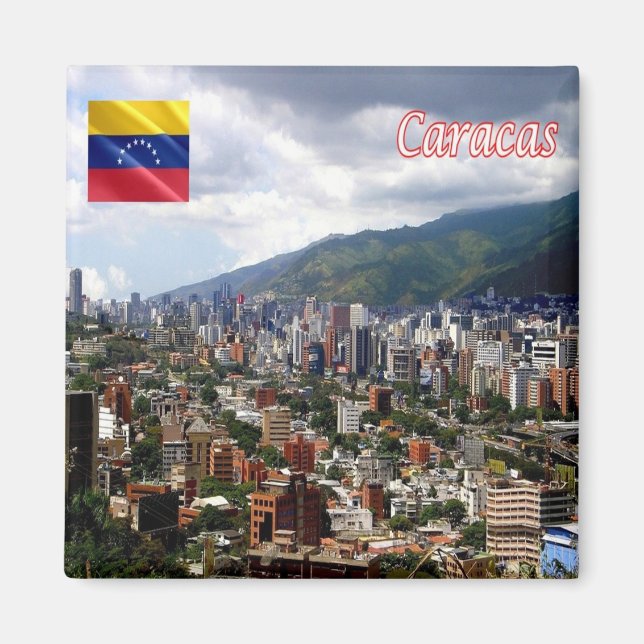 zVE008 CARACAS, Venezuela, America, Fridge Magnet (Front)