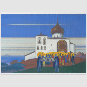 Zvenigorod by Nicholas Roerich Tissue Paper