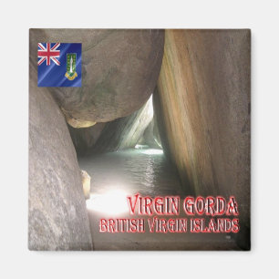 ZVG012 VIRGIN GORDA British Virgin Islands, Fridge Magnet