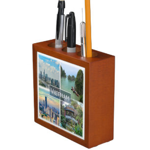 zVN012 VIETNAM, Mosaic, Asia, Desk Organizer