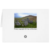 Zwartbles sheep cards (Back Horizontal)
