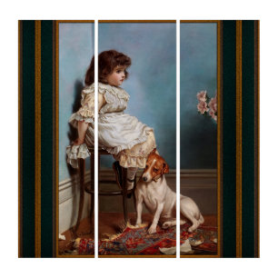 Zwei schlechte Gewissen by Karl Reichert Triptych