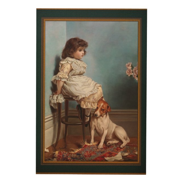 Zwei schlechte Gewissen by Karl Reichert Wood Wall Art (Front)