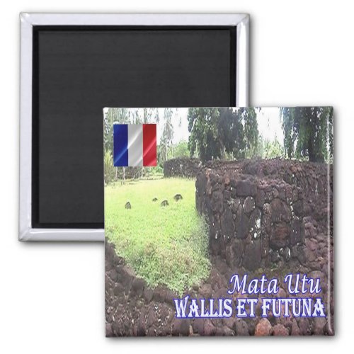 zWF006 MATA UTU Wallis and Futuna Fridge Magnet