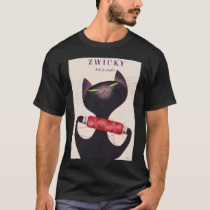 Zwicky Cat Poster by Donald Brun T-Shirt