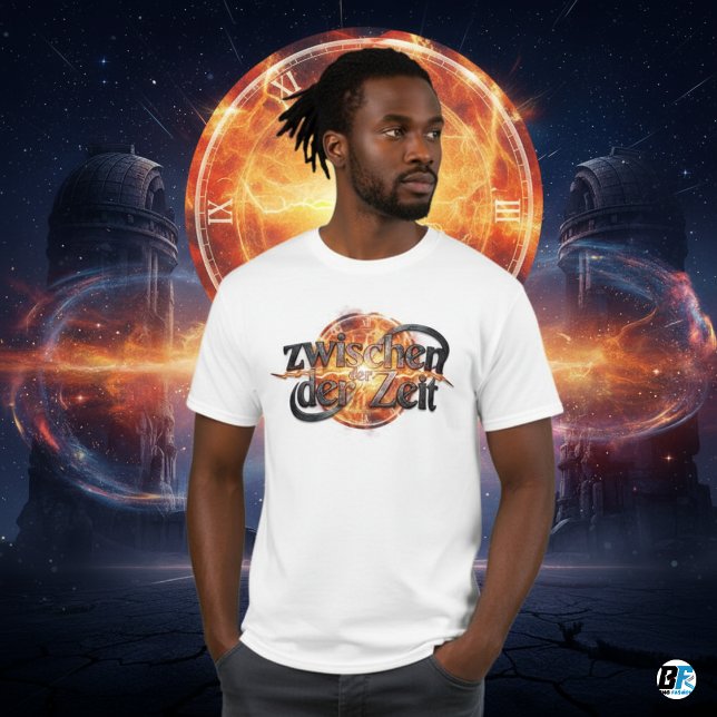 Zwischen Der Zeit-Sci-Fi Time Infinity Clock Logo  T-Shirt (Creator Uploaded)