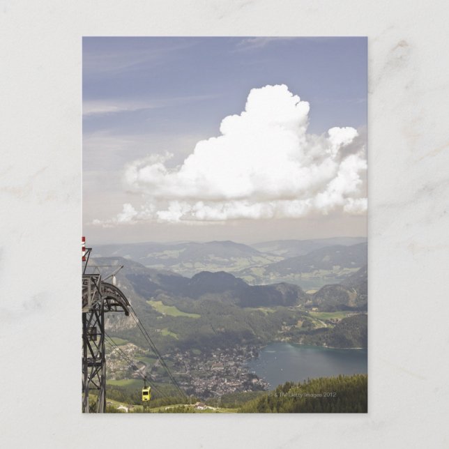 zwoelferhorn, wolfgangsee, salzburg,salzburger postcard (Front)