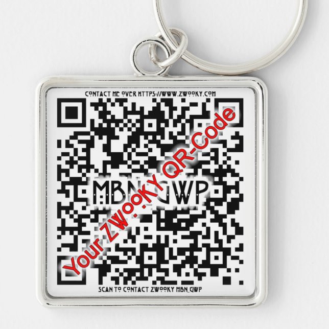 ZWOOKY QR keychain (Front)