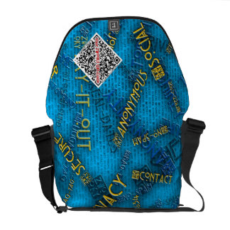 ZWOOKY QR Messenger bag