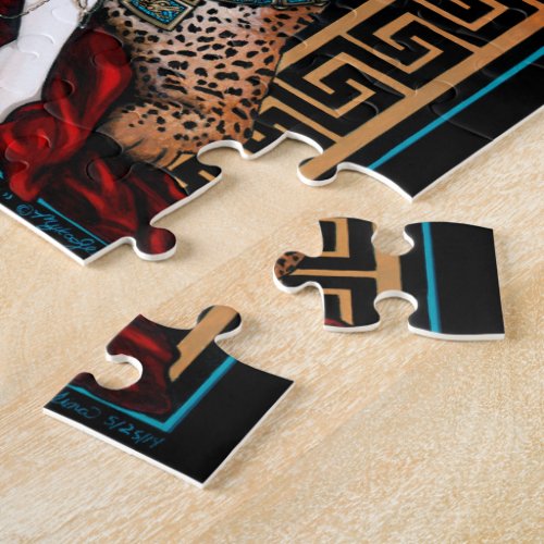 Zyanya Toltec Jaguar Quetzal Priestess Puzzle