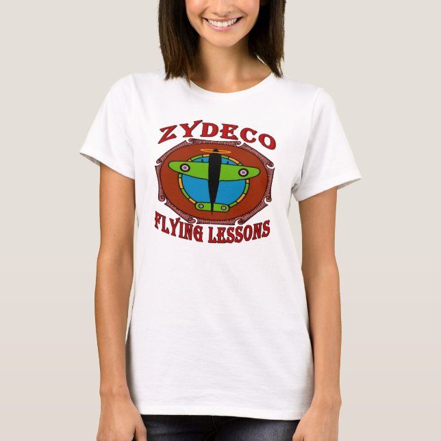 Zydeco Flying Lessons T-Shirt (Front)