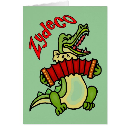 Zydeco Gator Cards (Front)
