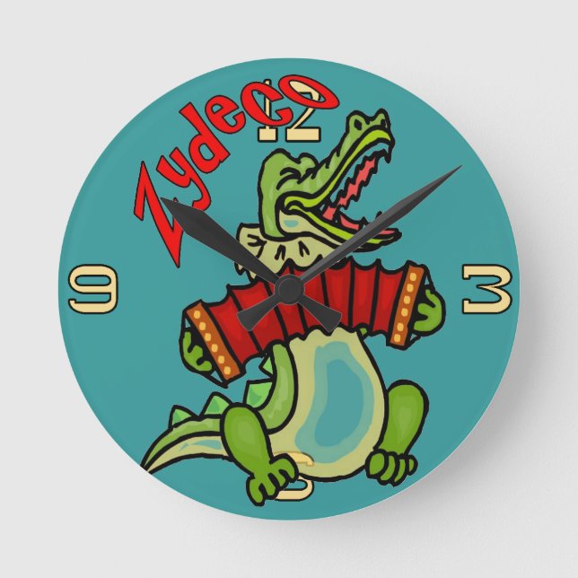 Zydeco Gator Clock (Front)