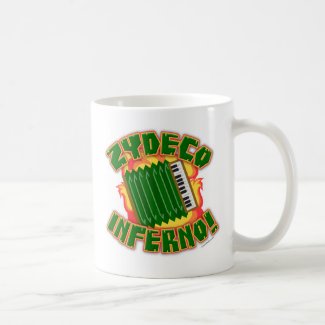 Zydeco Inferno Fun Music Genre Cartoon Design