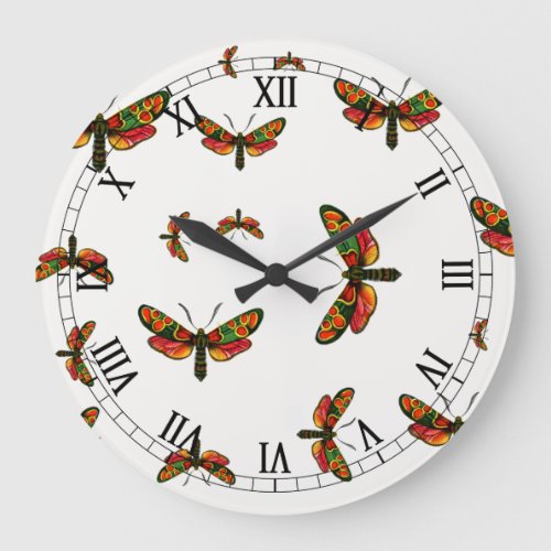 Zygaena carniolica _ The Crepuscular Burnet Moth Large Clock