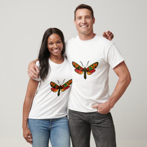 Zygaena carniolica _ The Crepuscular Burnet Moth T_Shirt